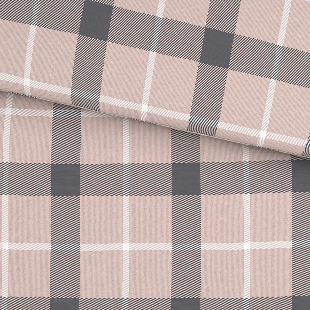 BETTWÄSCHE 2-teilig TERNET Flanell 140/200 cm  - Rosa, KONVENTIONELL, Textil (140/200cm) - Esposa