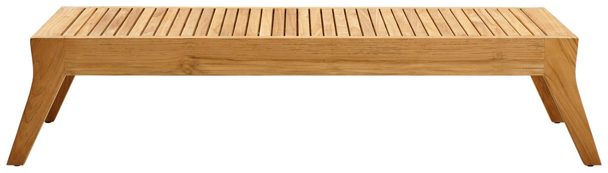 GARTENBEISTELLTISCH 160/49/35 cm Holz  - Teakfarben, MODERN, Holz (160/49/35cm) - Jan Kurtz