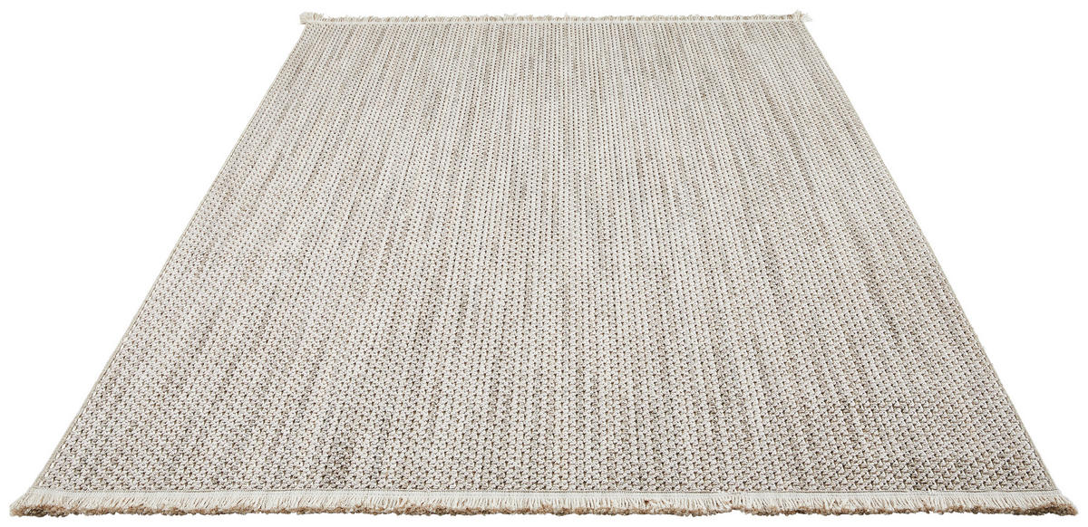 WEBTEPPICH 200/290 cm Weiß, Hellgrau  - Hellgrau/Weiß, Basics, Textil (200/290cm) - Novel