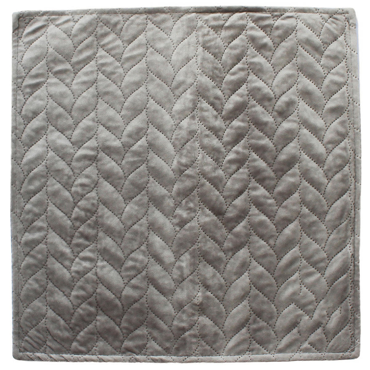 DÍSZPÁRNAHUZAT  - ezüst, Basics, textil (45/45cm)