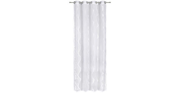 ÖSENSCHAL MELLOW transparent 140/245 cm   - Weiß, Design, Textil (140/245cm) - Dieter Knoll