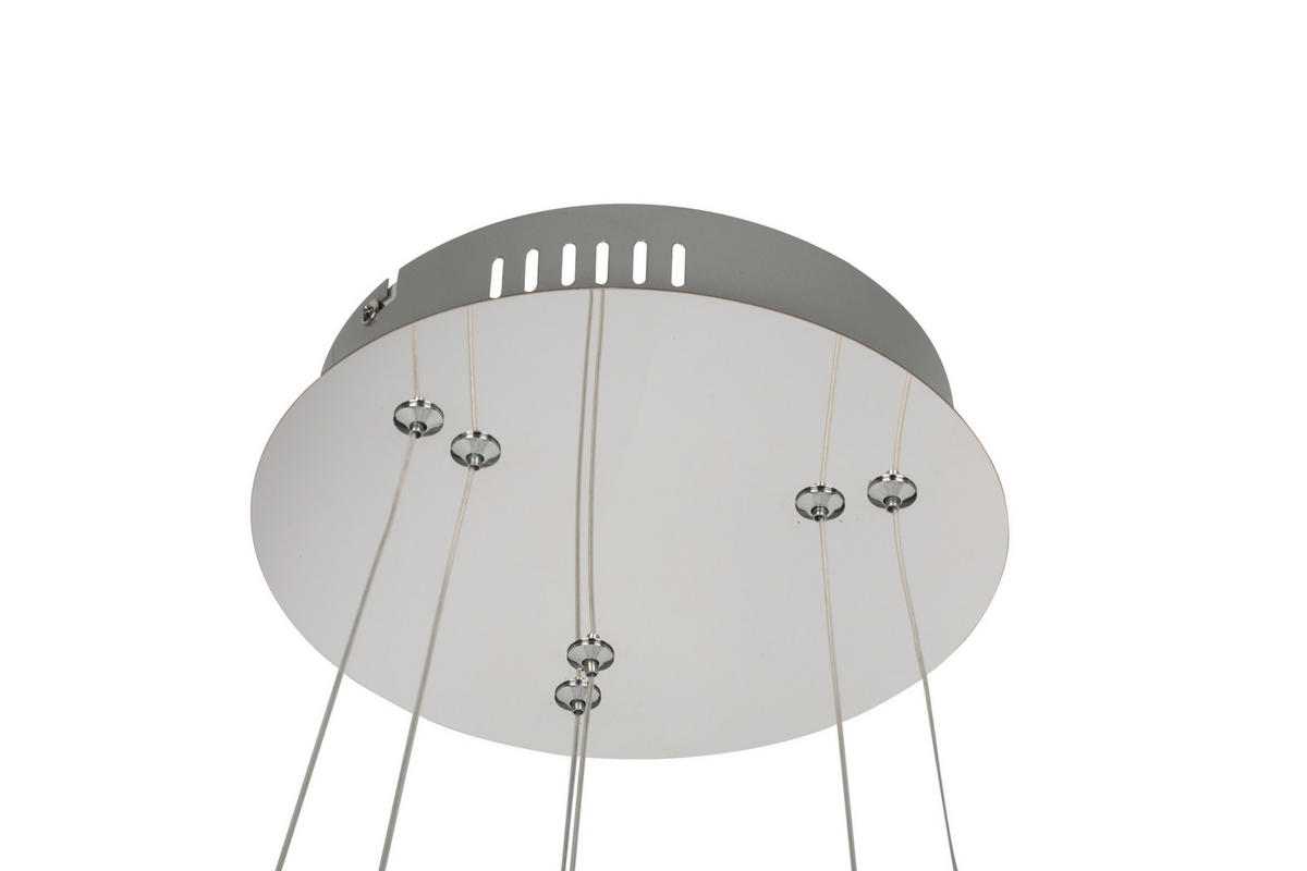 ZÁVĚSNÉ LED SVÍTIDLO, 61/150 cm  - bílá/barvy chromu, Design, plast (61/150cm) - Dieter Knoll