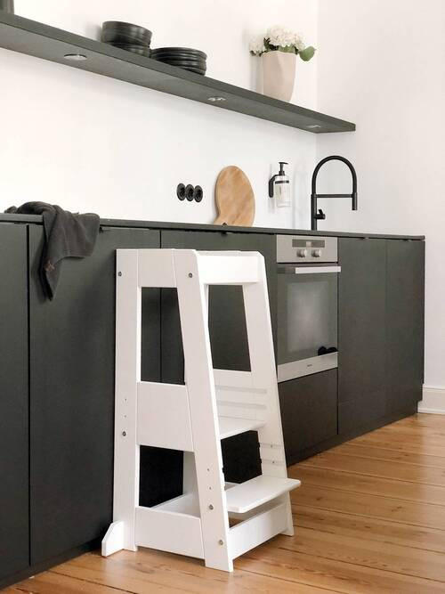 LERNTURM Felix  - Creme, Basics, Holz (40/91/45cm) - tiSsi