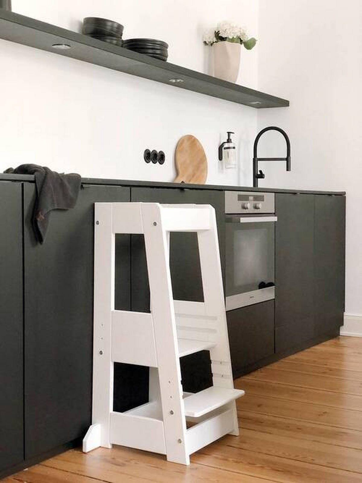 LERNTURM Felix  - Creme, Basics, Holz (40/91/45cm) - tiSsi