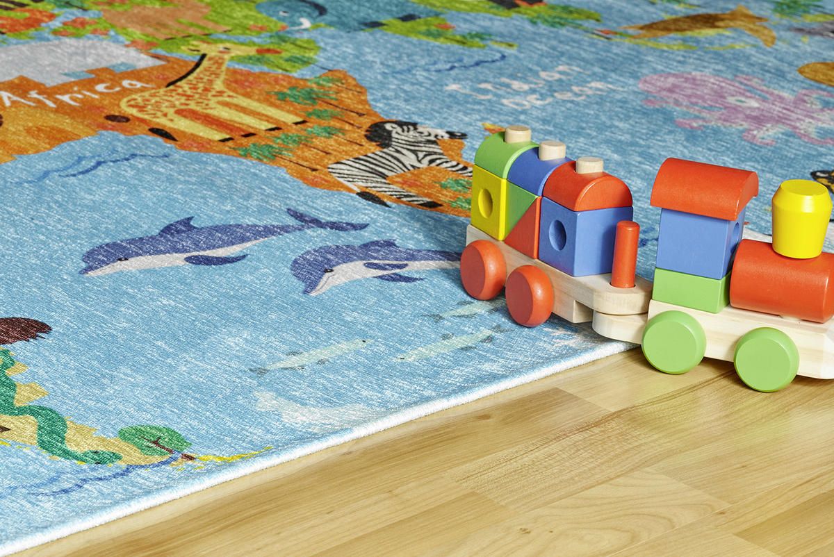 SPIELTEPPICH 120/170 cm My Torino Kids  - Blau, Trend, Textil (120/170cm) - Ben'n'jen