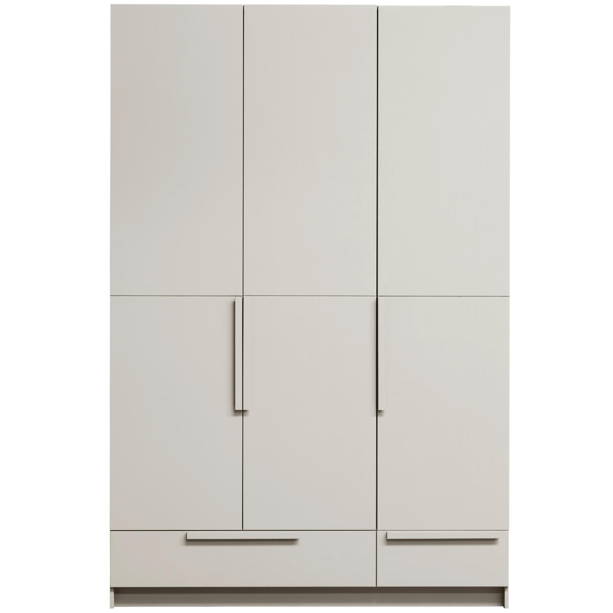 GARDEROBENSCHRANK Pure  in 142/215/60 cm  - Hellgrau, Design, Holz (142/215/60cm) - Livetastic