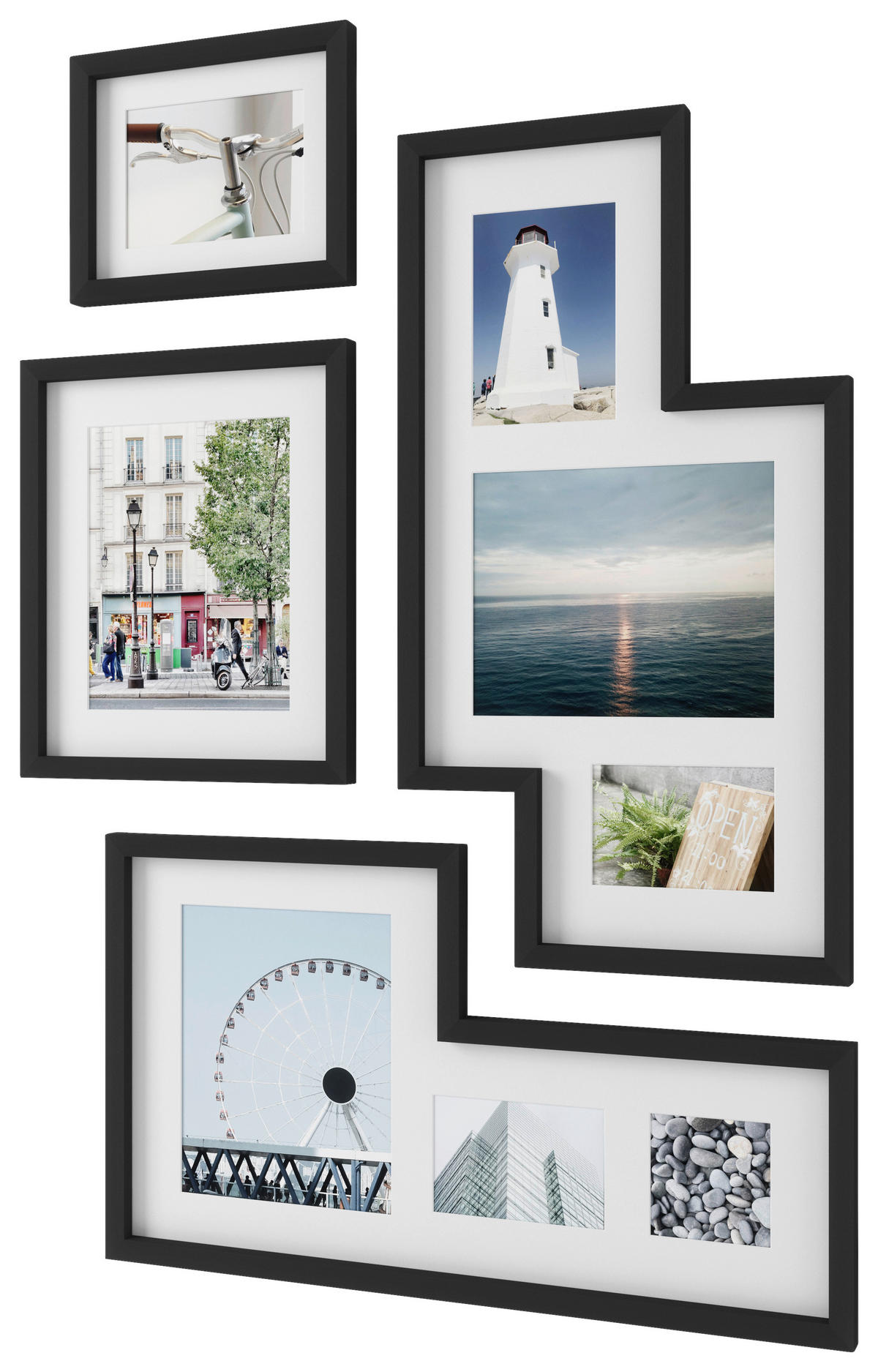 COLLAGERAM 8,3/38,4/69,2 cm  - svart, Design, plast (8,3/38,4/69,2cm) - Umbra
