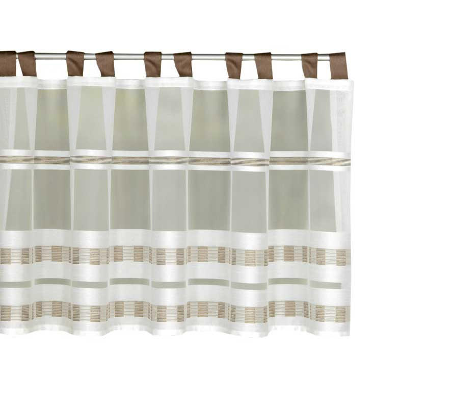 KURZGARDINE  140/50 cm  - Braun, Basics, Textil (140/50cm)