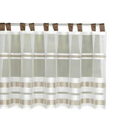 KURZGARDINE   140/50 cm   - Braun, Basics, Textil (140/50cm)