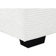 ECKSOFA in Cord Naturfarben  - Schwarz/Naturfarben, KONVENTIONELL, Holz/Textil (298/202cm) - Carryhome