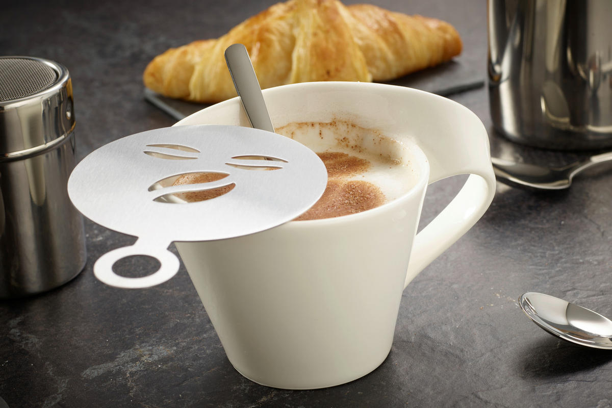 KAFFEESET 23-teilig  - Silberfarben, Design, Metall (10,5cm) - Echtwerk
