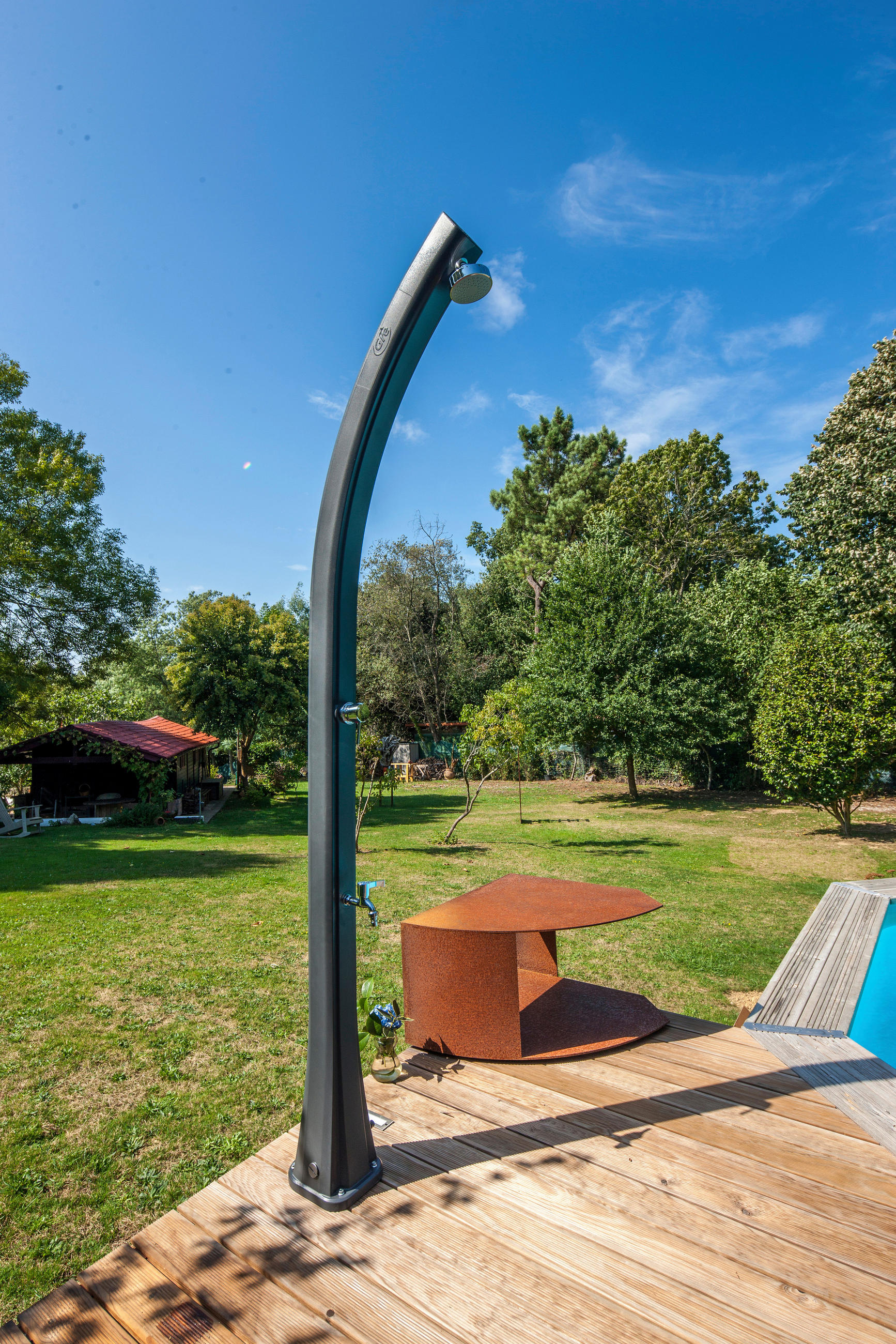 SOLARDUSCHE GRE SSR25  - Schwarz, KONVENTIONELL, Kunststoff/Metall (19/17/219cm) - Gre