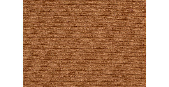 BOXSPRINGSOFA Cord Rostfarben - Rostfarben/Schwarz, Design, Textil/Metall (200/100/108cm) - Novel