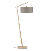 STOJACÍ LAMPA, 70/176 cm  - přírodní barvy/světle hnědá, Design, dřevo/textil (70/176cm) - Good & Mojo