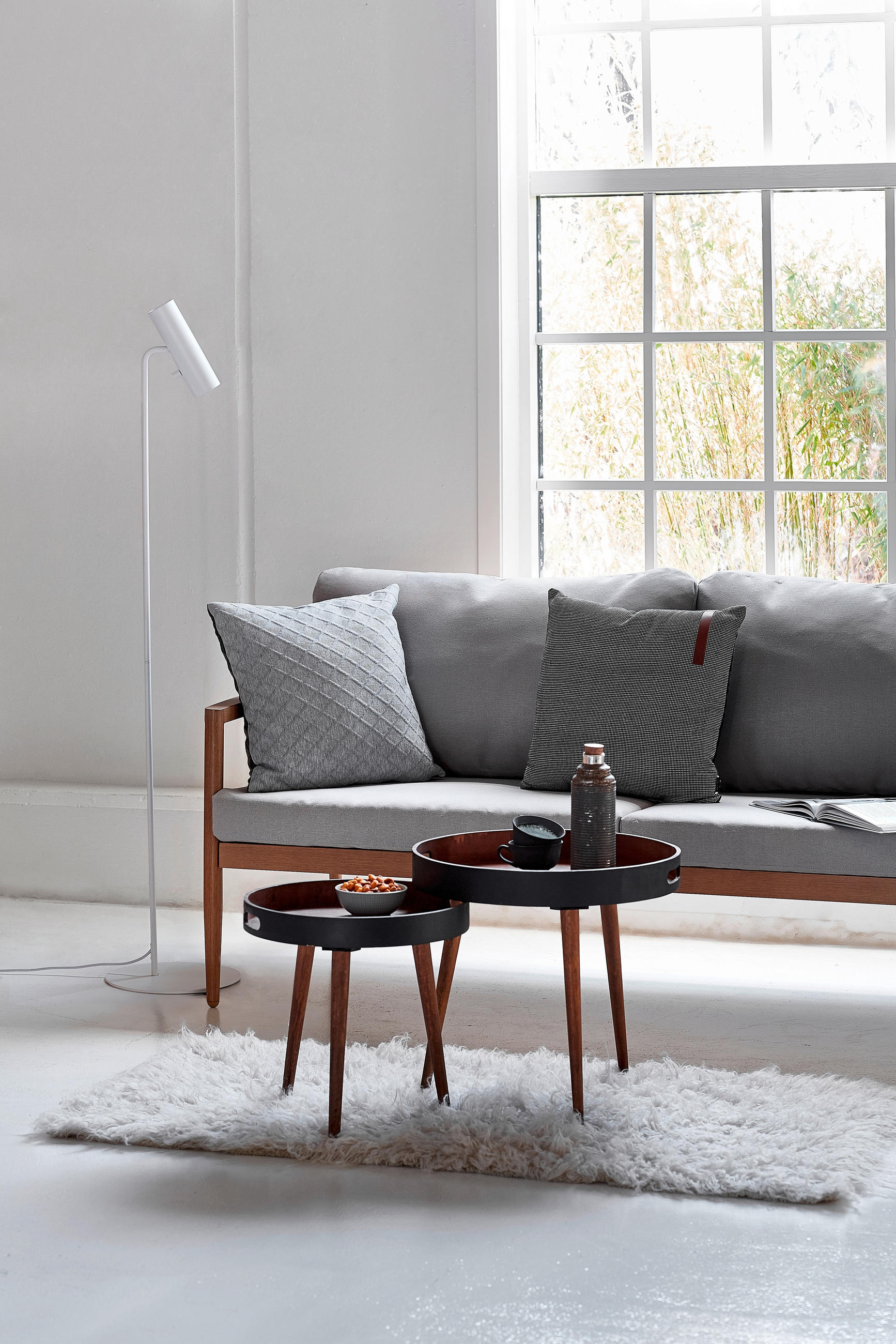 STEHLEUCHTE 6/141 cm - Weiß, Design, Metall (6/141cm) - Nordlux