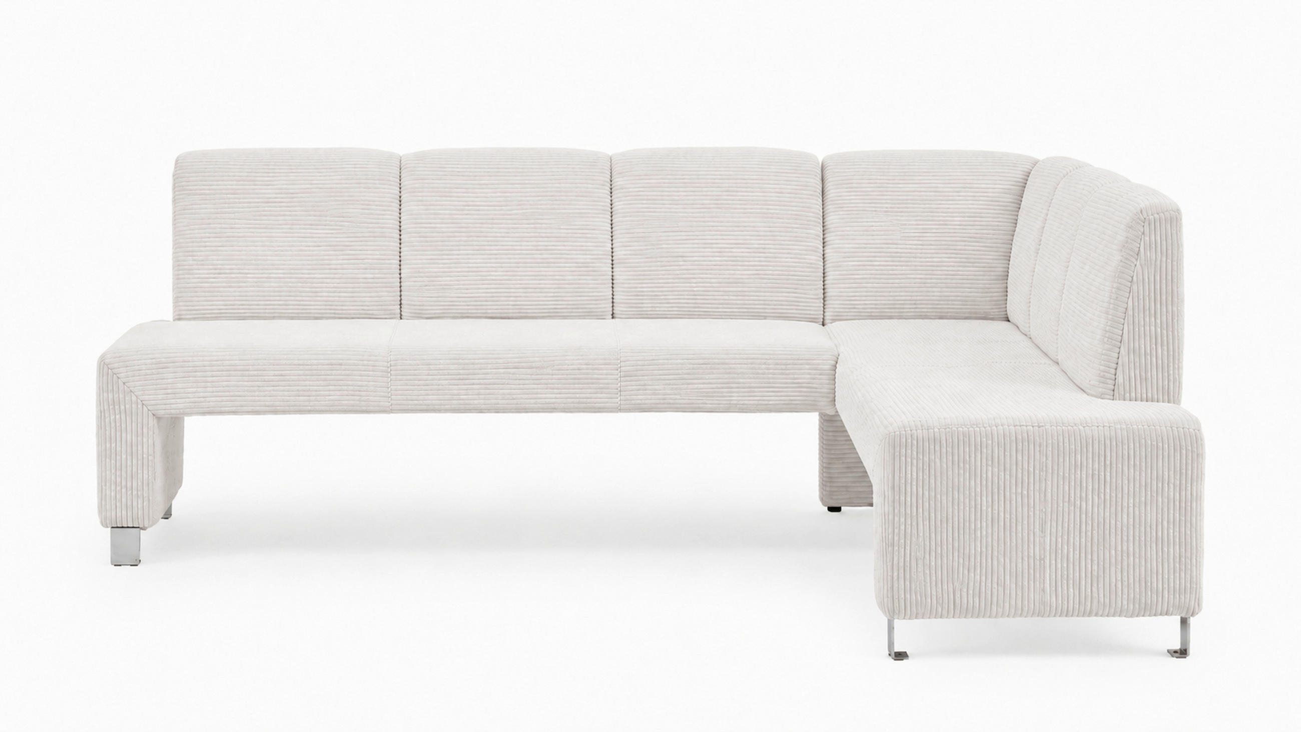 KLUPA KUTNA  bež  drvo, tekstil, drvni materijal      - srebrne boje/bež, Moderno, drvni materijal/drvo (263/198cm) - Livetastic