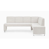 KLUPA KUTNA  bež  drvo, tekstil, drvni materijal      - srebrne boje/bež, Moderno, drvni materijal/drvo (263/198cm) - Livetastic