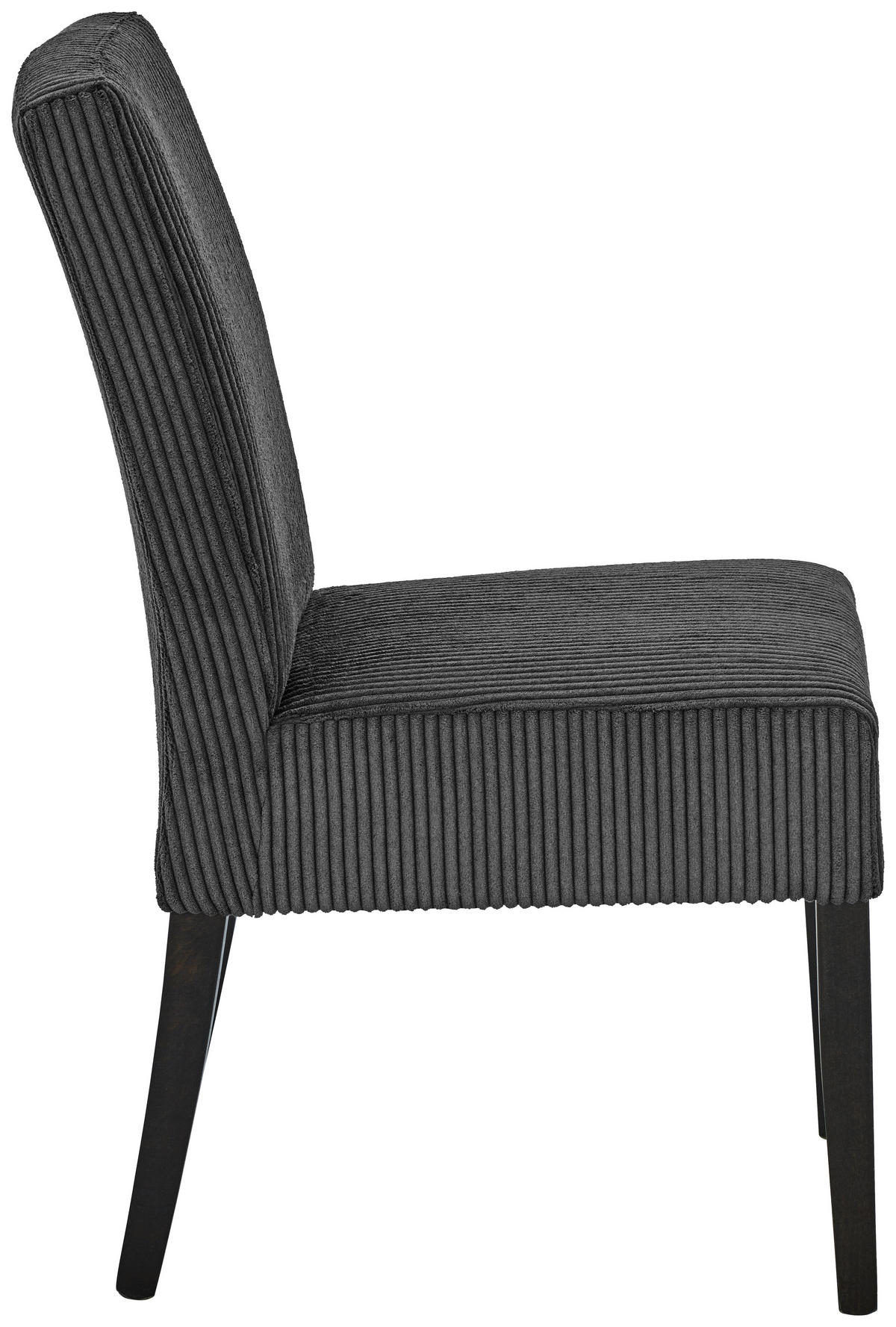 STUHL in Holz, Textil Grau  - Wengefarben/Grau, MODERN, Holz/Textil (48/95/62cm)