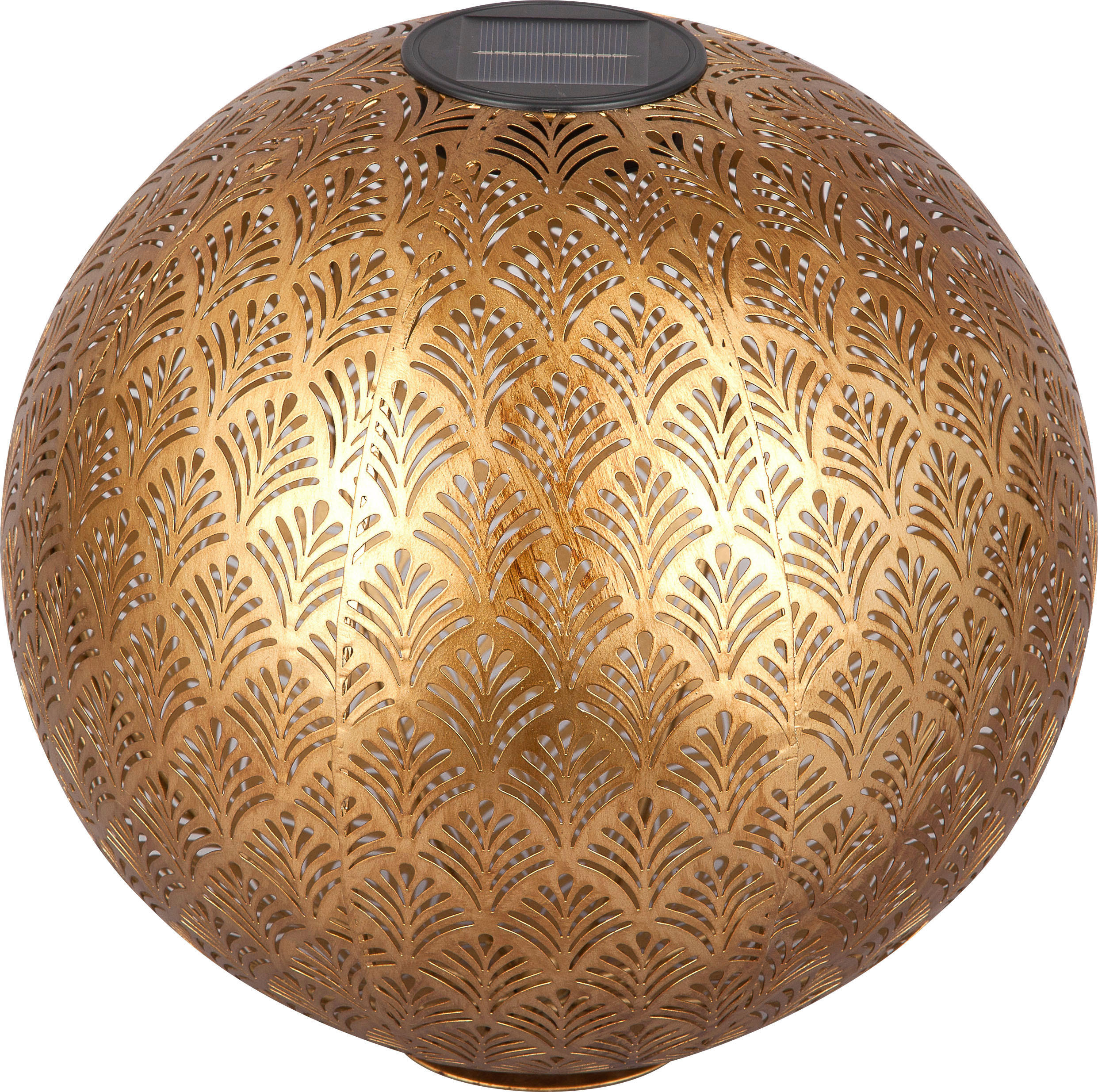 SOLARLEUCHTE  - Goldfarben, Design, Kunststoff/Metall (30cm) - Ambia Garden