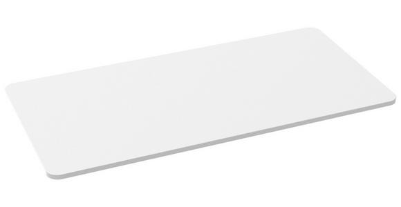 SCHREIBTISCHPLATTE 140/80/1,8 cm  - Weiß, Design, Holzwerkstoff (140/80/1,8cm) - Carryhome