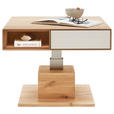 COUCHTISCH in Holz 80/80/42 cm  - Eichefarben/Weiß, Natur, Holz (80/80/42cm) - Valnatura