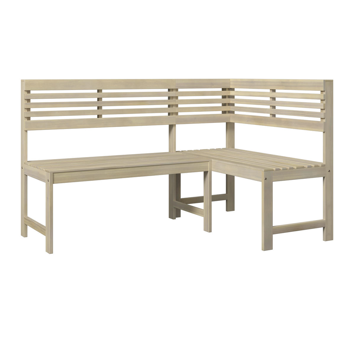 GARTENSET 3-teilig  - Akaziefarben, ROMANTIK / LANDHAUS, Holz - Ambia Garden