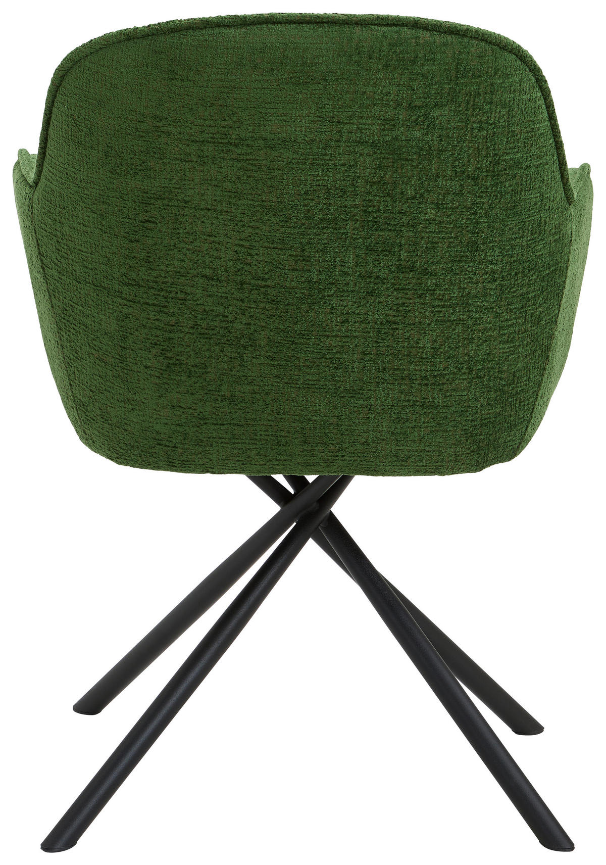 ARMLEHNSTUHL  in Webstoff  - Schwarz/Grün, Design, Textil/Metall (64/87/63cm) - Novel