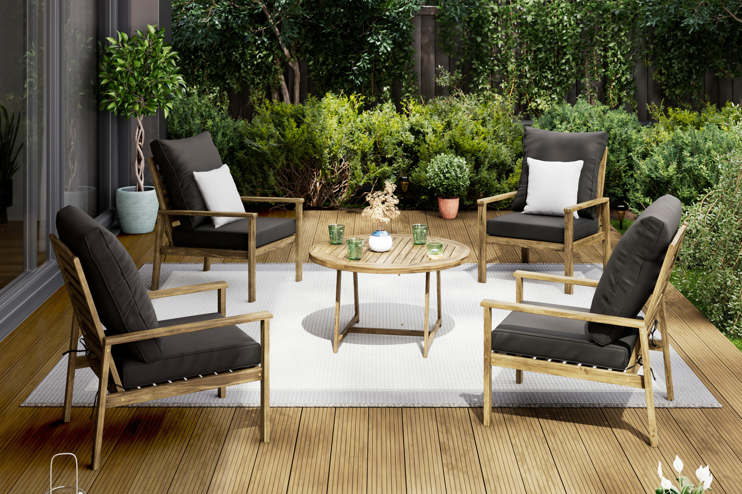 SET MOBILIER DE GRĂDINĂ