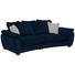 MEGASOFA in Textil Blau - Blau/Dunkelbraun, LIFESTYLE, Holz/Textil (274/74/136cm) - Landscape MEGASOFA in Textil Blau - Blau/Dunkelbraun, LIFESTYLE, Holz/Textil (274/74/136cm) - Landscape