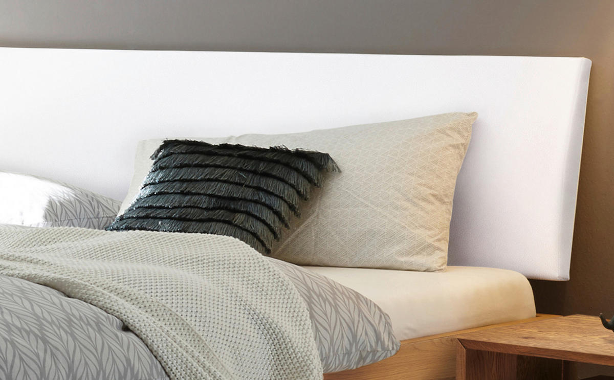 BETT 140/200 cm  in Wildeiche  - Wildeiche/Eichefarben, Design, Holz/Textil (140/200cm) - Hasena