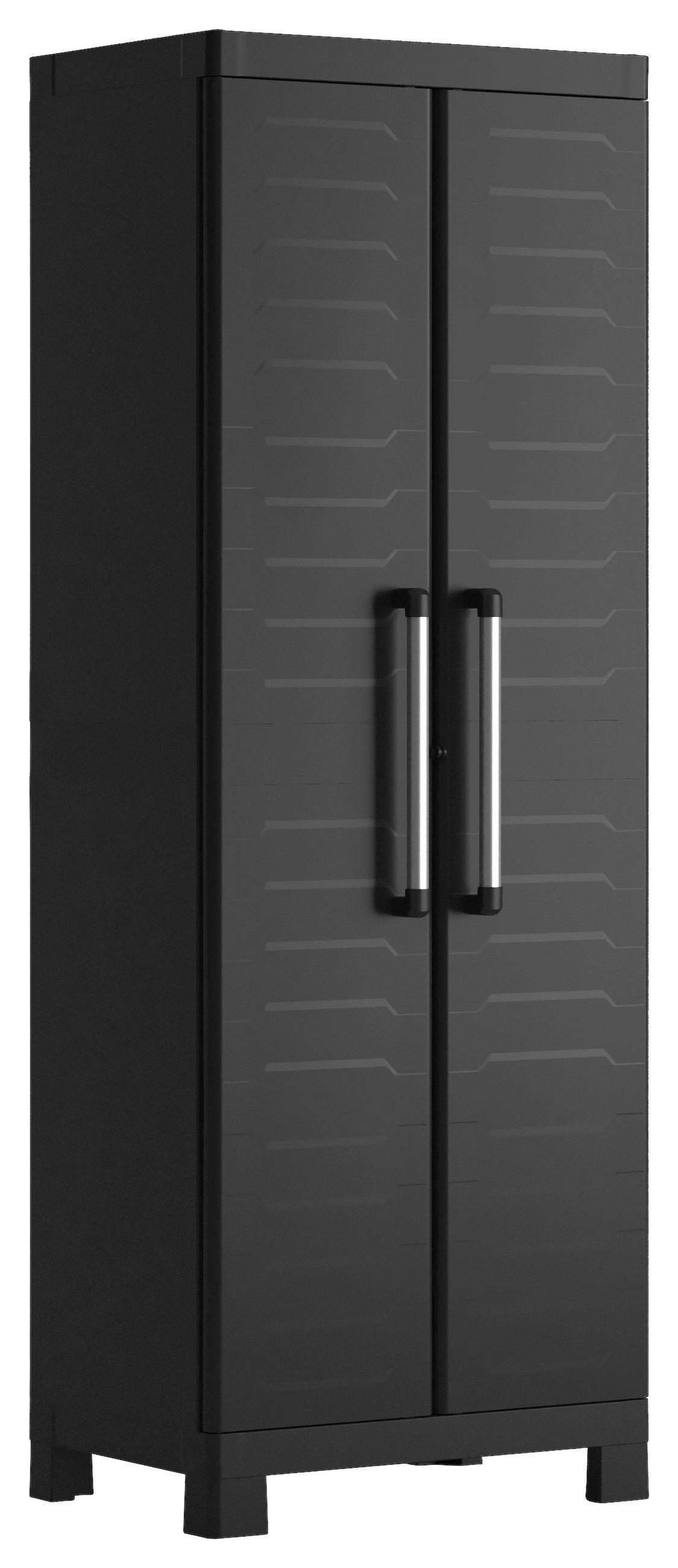 GERÄTESCHRANK 65/182/45 cm  - Schwarz, Design, Kunststoff (65/182/45cm) - Keter