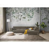 ECKSOFA in Feincord Graubraun  280/205 cm  - Graubraun/Schwarz, Design, Textil/Metall (280/205cm) - Xora