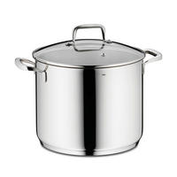 GEMÜSETOPF Flavoria 8 L  - Silberfarben, KONVENTIONELL, Glas/Metall (24/19.5cm) - Kela