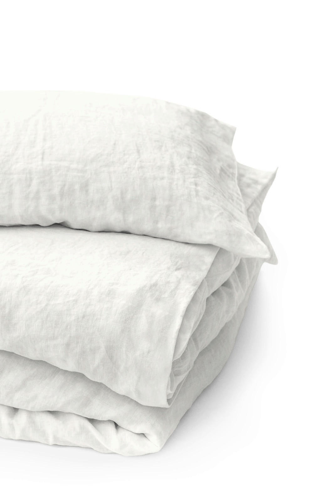 BETTWÄSCHE LEINEN 135/200 cm  - Weiß, Basics, Textil (135/200cm)