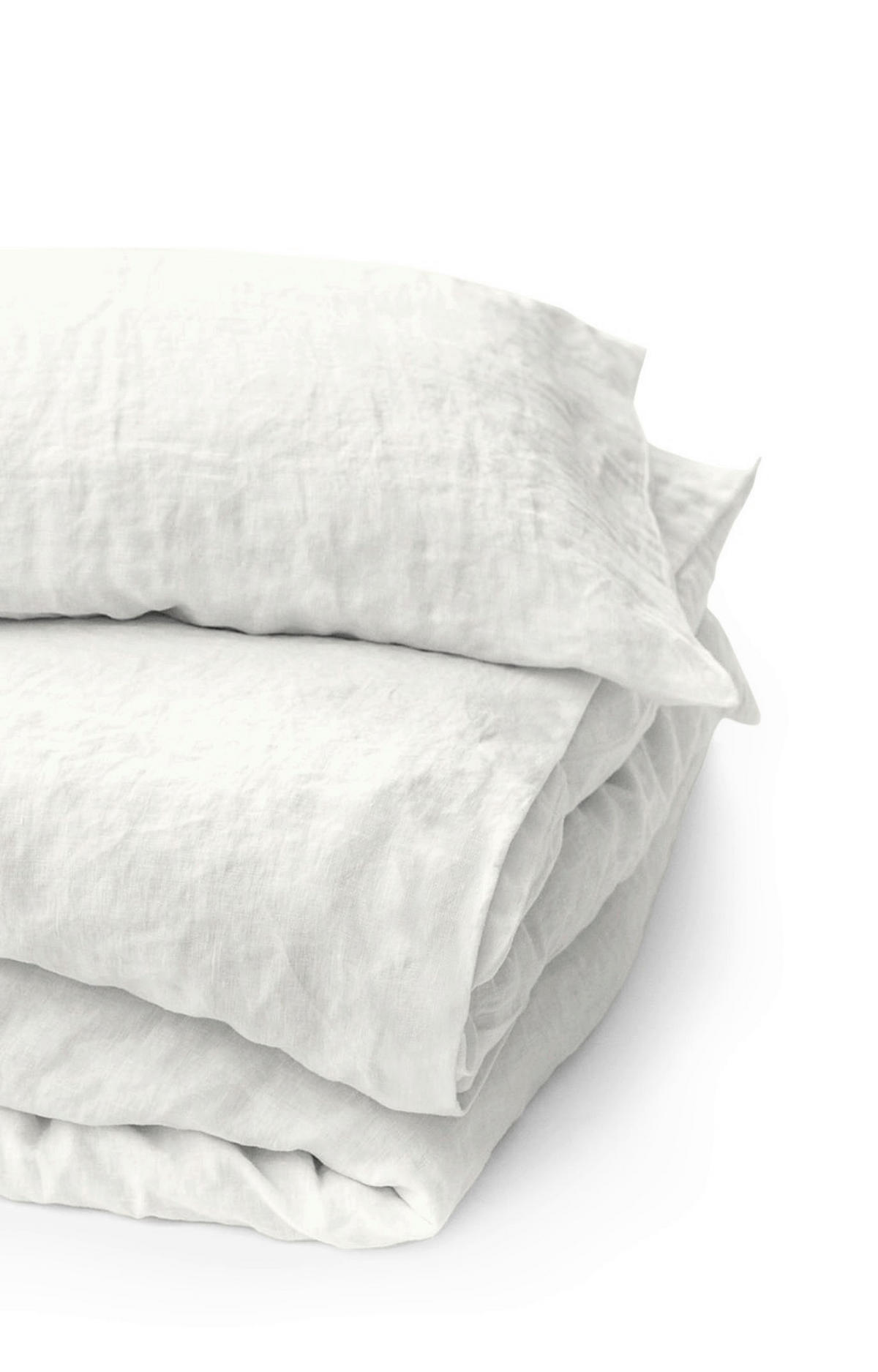 BETTWÄSCHE LEINEN 140/200 cm  - Weiß, Basics, Textil (140/200cm)