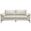 2,5-SITZER in Flachgewebe Naturfarben, Beige  - Beige/Schwarz, Design, Textil/Metall (206/86/97cm) - Pure Home Lifestyle