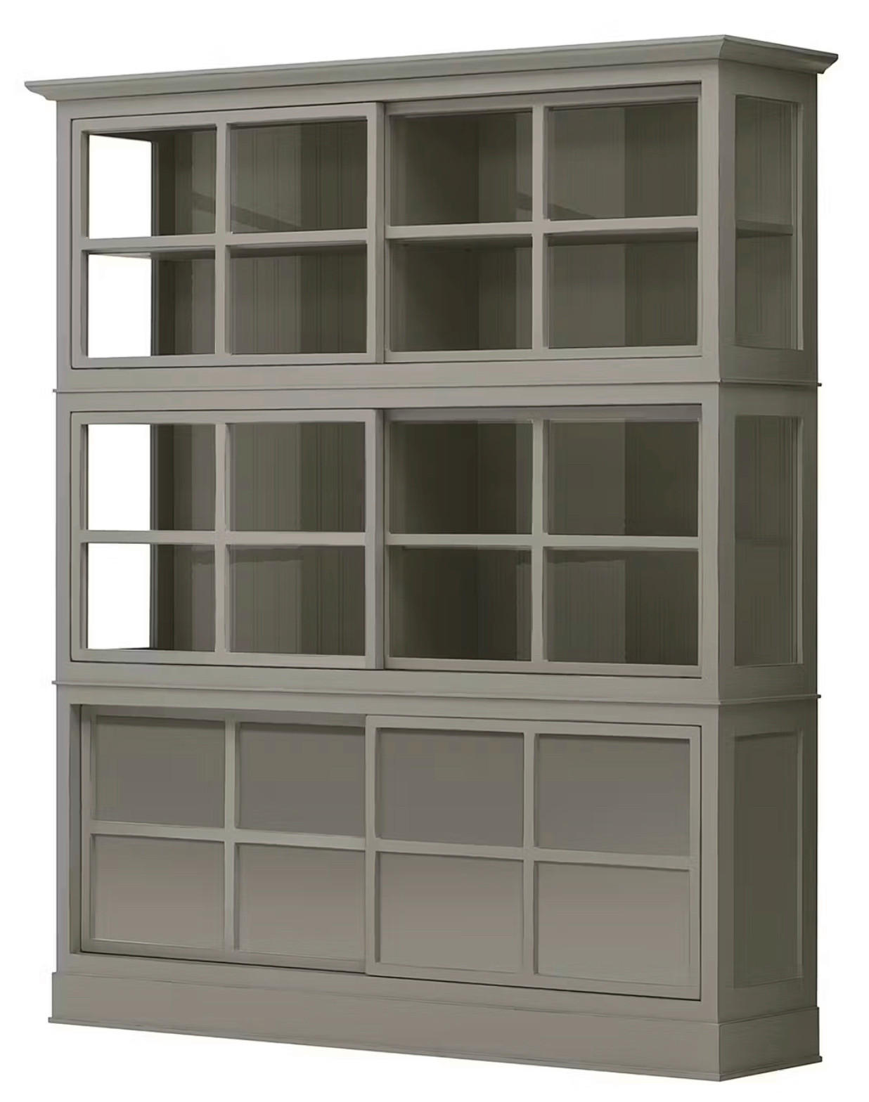 HIGHBOARD UrbanClass in 190,5/219,5/49 cm - Grau, LIFESTYLE, Glas/Holz (190,5/219,5/49cm) - Livetastic