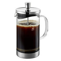 KAFFEEBEREITER 1 L  - Edelstahlfarben/Transparent, Basics, Glas/Metall (15/10,3/22cm) - Gefu