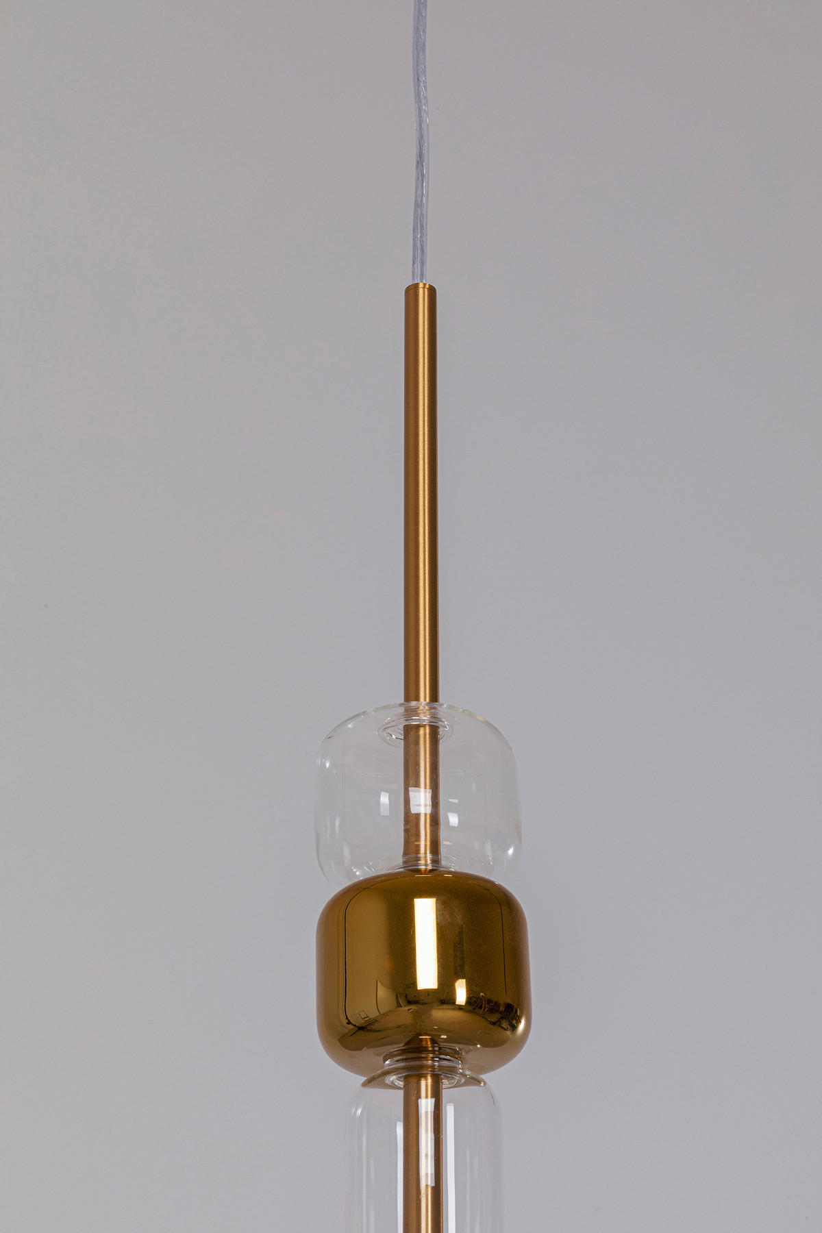 HÄNGELEUCHTE Candy Bar 13/60/13 cm   - MODERN, Glas/Metall (13/60/13cm) - Kare-Design