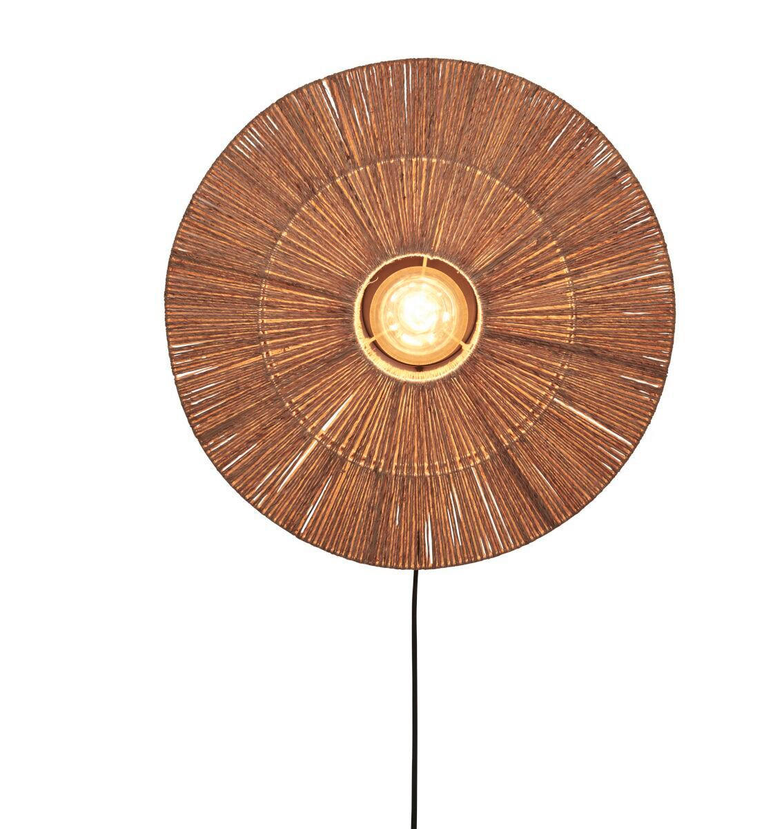 WANDLEUCHTE GOOD&MOJO 14/55/55 cm - Naturfarben, Trend (14/55/55cm) - Good & Mojo