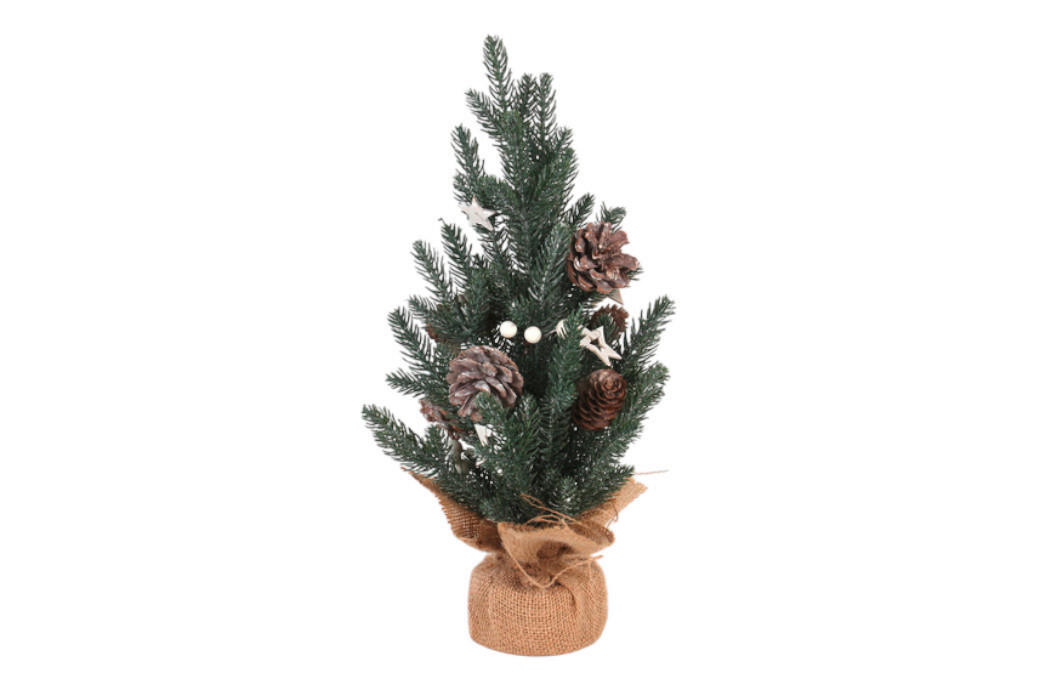DEKORATIONSTRÄD  - skogsgrön, Lifestyle, plast (15/48/15cm) - X-Mas
