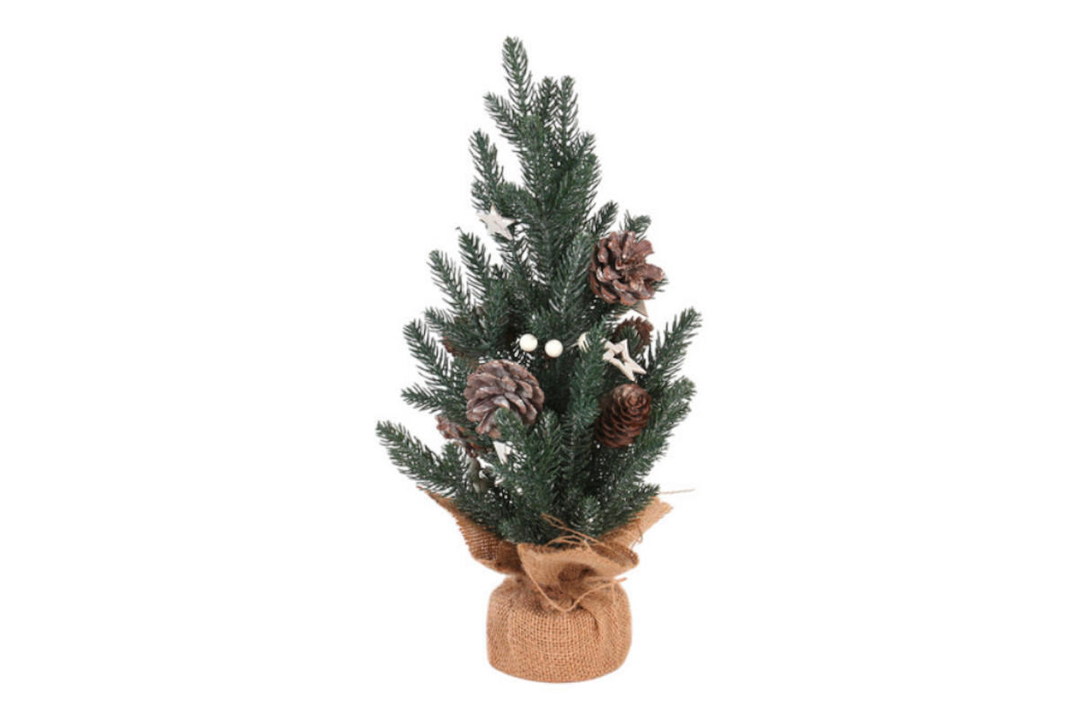 DEKORATIONSTRÄD  - skogsgrön, Lifestyle, plast (15/48/15cm) - X-Mas