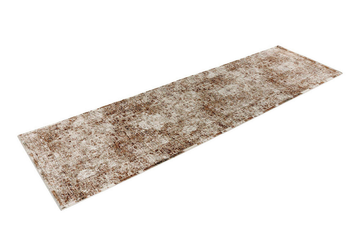 FLACHWEBETEPPICH 80/300 cm Aprikose  - Aprikose, Basics, Textil (80/300cm) - Kayoom