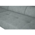 ECKSOFA in Webstoff Grau  205/280 cm  - Schwarz/Grau, Design, Textil/Metall (205/280cm) - Xora