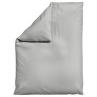 BETTDECKENBEZUG KNITTED JERSEY Jersey 155/220 cm  - Hellgrau, Basics, Textil (155/220cm) - Schlafgut