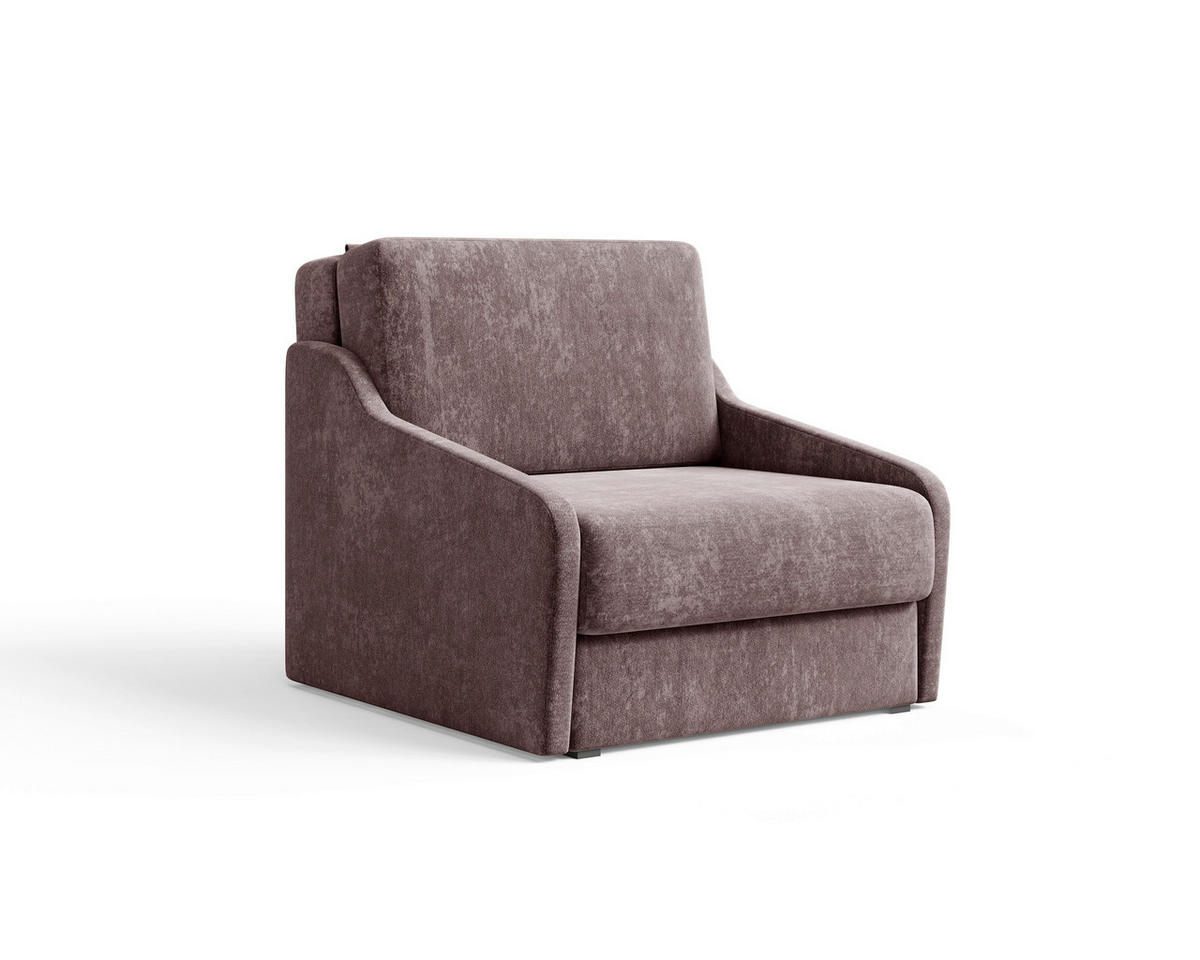 SCHLAFSESSEL FLY 80 Bordeaux  inkl.  - Bordeaux/Schwarz, Design, Kunststoff/Textil (96/86/115cm) - MID.YOU