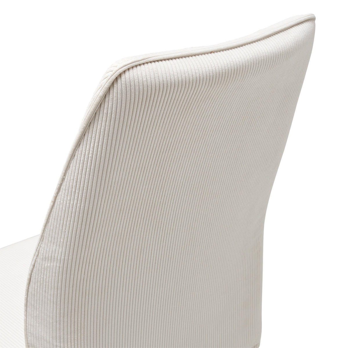 STUHL Cord Beige  - Beige/Schwarz, LIFESTYLE, Textil/Metall (44/96/58cm) - Livetastic