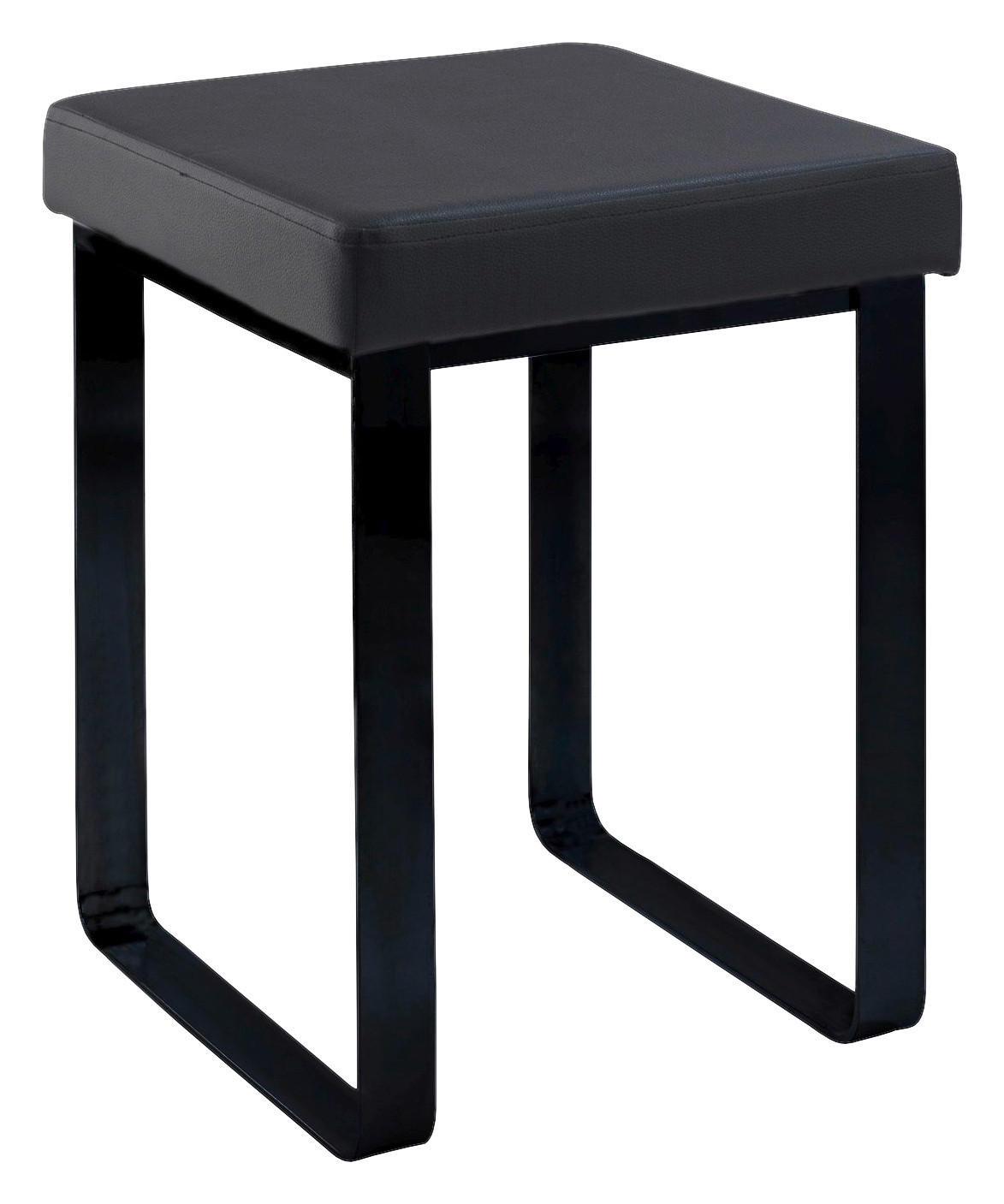 XXXLutz Badhocker Schwarz 37x47x35 cm