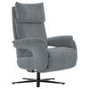 FERNSEHSESSEL in Struktur Anthrazit  - Anthrazit/Schwarz, MODERN, Textil/Metall (73/113-117/85cm) - Cantus