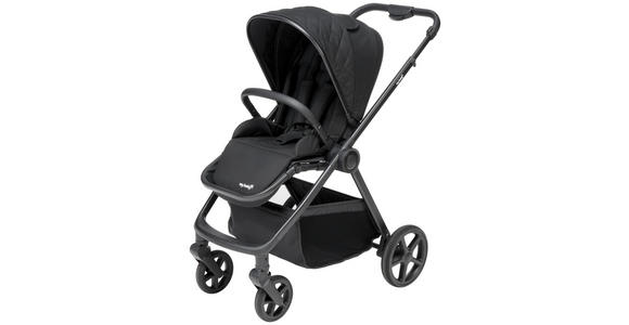 KINDERWAGENSET  - Schwarz, Basics, Textil/Metall - My Baby Lou